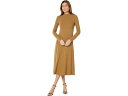(取寄) ヴィンス ロング スリーブ モック ネック ドレス Vince Long Sleeve Mock Neck Dress Sand Shell(4)