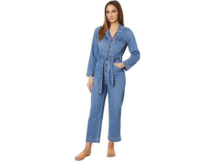 (取寄) メイドウェル ロング スリーブ タイウエスト カバーオール イン ウォッシュ Madewell Long Sleeve Tie-Waist Coverall in Claireville Wash Claireville Wash