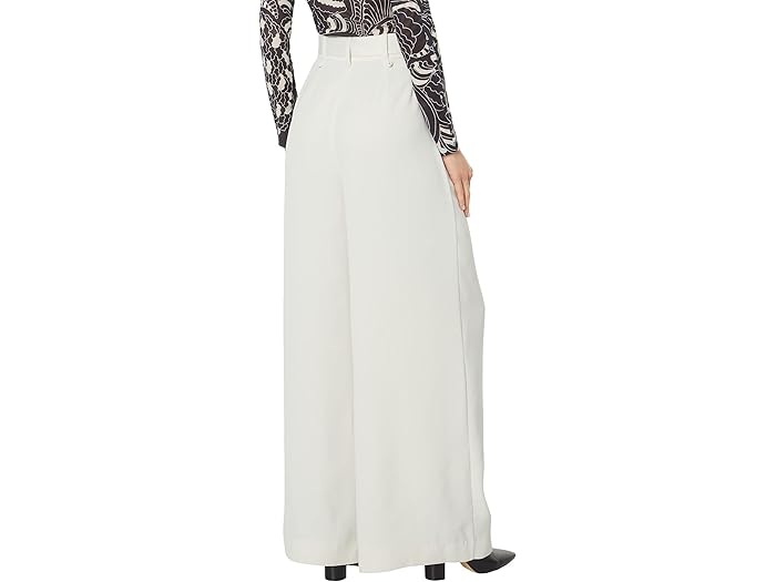 (取寄) テッドベーカー エリツィー ワイド レッグ トラウザーズ ウィズ プリーツ ディテール Ted Baker Eliziie Wide Leg Trousers with Pleat Detail Natural
