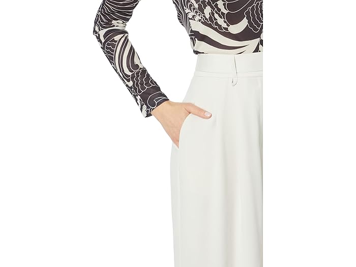 (取寄) テッドベーカー エリツィー ワイド レッグ トラウザーズ ウィズ プリーツ ディテール Ted Baker Eliziie Wide Leg Trousers with Pleat Detail Natural