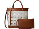 (取寄) アンクライン ミニ パーフ トート ウィズ ポーチ Anne Klein Mini Perf Tote with Pouch Gardenia