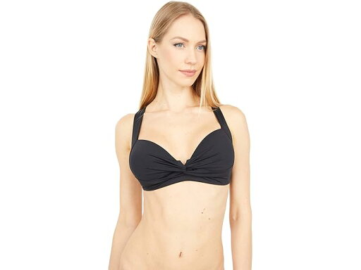 (取寄) ラ ブランカ アイランド ゴッデス キーホール バンデット ブラ トップ La Blanca Island Goddess Keyhole Banded Bra Top Black (取寄) ラ ブランカ アイランド ゴッデス キーホール バンデット ブラ トップ La Blanca Island Goddess Keyhole Banded Bra Top Black