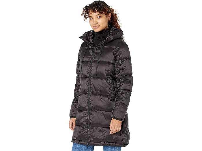 () २ǥޥ աǥå եͥ ѥե Sam Edelman Hooded Funnel Puffer Black