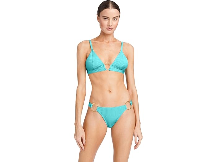 () ӥ ԥå 䥹ߥ ȥ饤󥰥 ȥå Robin Piccone Yasmine Triangle Top Aqu...