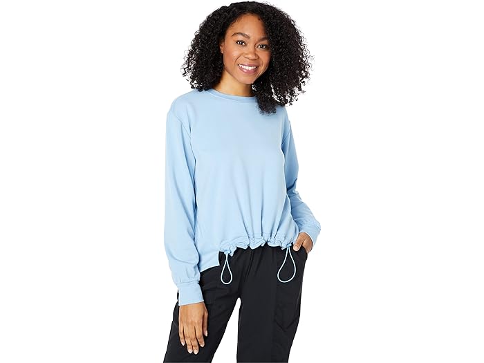 () 饤  ϥ— ץ륪С THRIVE SOCIETE High-Low Pullover Blue...