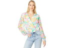 (取寄) ウェイフ ロング スリーブ サープリス ボディスーツ WAYF Long Sleeve Surplice Bodysuit Watercolor Floral
