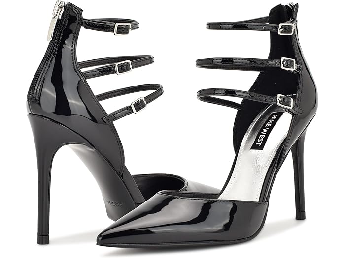 () ʥ󥦥 ե 3 Nine West Frann 3 Black Patent