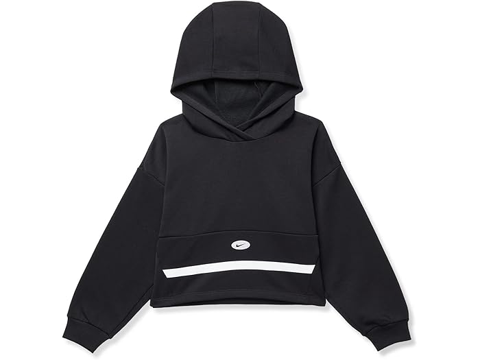 (取寄) ナイキ キッズ NSW アイコン ノベルティ フリース ブーディ (リトル キッズ/ビッグ キッズ) Nike Kids NSW Icon Novelty Fleece Hoodie (Little Kids/Big Kids) Black/White