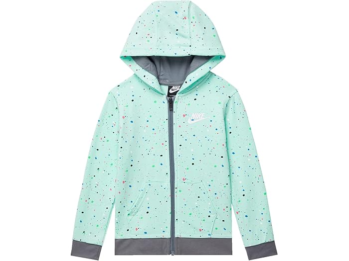 (取寄) ナイキ キッズ コンフェティ DNA フル ジップ ブーディ (トドラー) Nike Kids Confetti DNA Full Zip Hoodie (Toddler) Mint Foam
