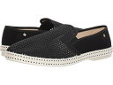 (取寄) リビエラ クラシック キャンバス アンド メッシュ スリッポン Rivieras Classic Canvas & Mesh Slip-On Black