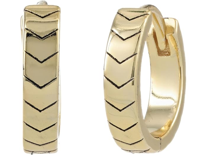 () 른  ֥ ϥ 󥰥 Argento Vivo Chevron Huggie Earring...