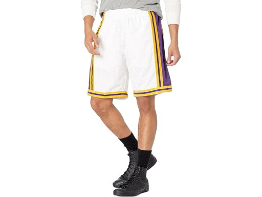 (取寄) ミッチェル & ネス Nba リロード ショーツ レイカーズ 1984 Mitchell & Ness NBA Reload Shorts Lakers 1984 White (取寄) ミッチェル & ネス Nba リロード ショーツ レイカーズ 1984 Mitchell & Ness NBA Reload Shorts Lakers 1984 White