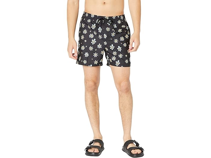 (取寄) バンズ ミックスド ボレー ボードショーツ Vans Mixed Volley Boardshorts Black/Cashmere Blue