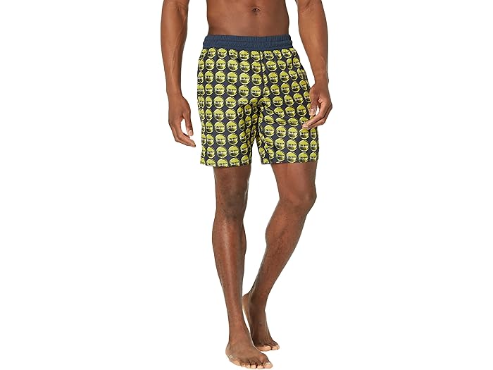 (取寄) コルマー スイム トランクス イン ソリッド カラー ウィズ トランスファー プリント COLMAR Swim Trunks in Solid Color with Transfer Print Bubble Shaded