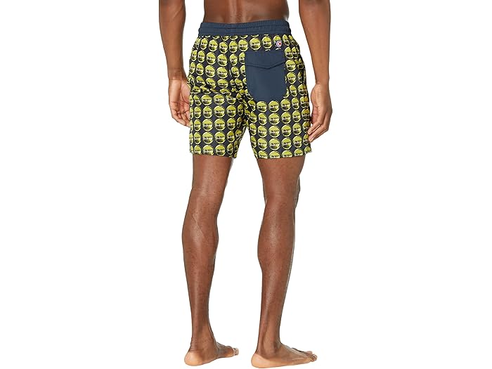 (取寄) コルマー スイム トランクス イン ソリッド カラー ウィズ トランスファー プリント COLMAR Swim Trunks in Solid Color with Transfer Print Bubble Shaded