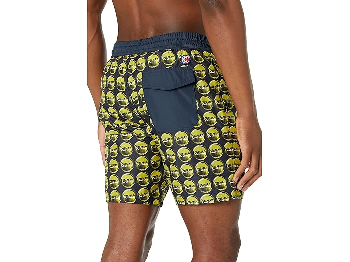 (取寄) コルマー スイム トランクス イン ソリッド カラー ウィズ トランスファー プリント COLMAR Swim Trunks in Solid Color with Transfer Print Bubble Shaded