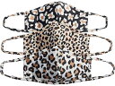 (取寄) SHASHI アニマル プリント フェイス マスク セット SHASHI Animal Print Face Mask Set Neatural