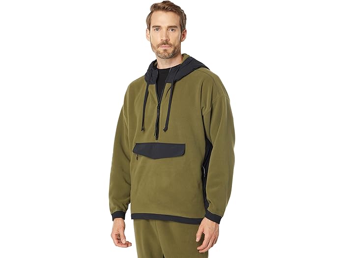 () ۡǥ ե꡼ Υå HOLDEN Polartec? Fleece Anorak Stone Green