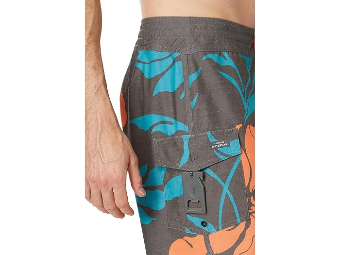 (取寄) クイックシルバー ウォーターマン ビッグ チャーマー 19 ボードショーツ Quiksilver Waterman Big Charmer 19" Boardshorts Black Big Charmer