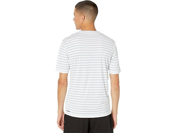 (取寄) リップ カール プレーン ストライプ ショート スリーブ UV Rip Curl Plain Stripe Short Sleeve UV White