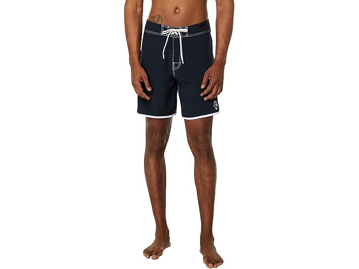 (取寄) クイックシルバー オリジナル スカルプ 18 ボードショーツ Quiksilver Original Scallop 18" Boardshorts Black 1