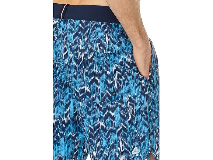 (取寄) フォーラップス ボードショーツ アンライン 8 Fourlaps Boardshorts Unlined 8" Batik Navy