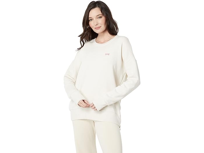 (取寄) サンドライ ラブ プルオーバー SUNDRY Love Pullover Ecru