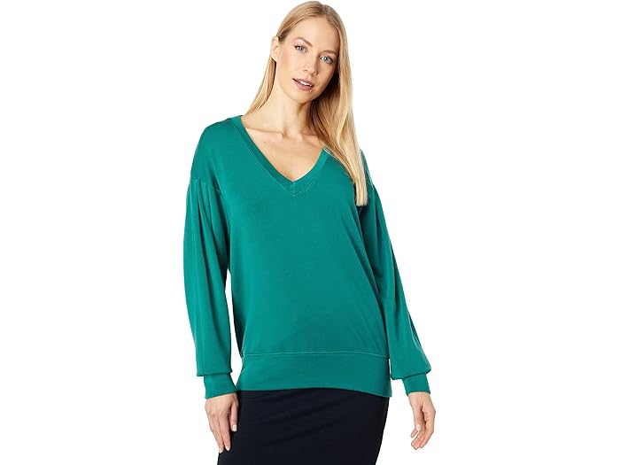 () ɥ饤 ץ꡼ ꡼ åȥ SUNDRY Pleated Sleeve Sweatshirt Sea Gre...