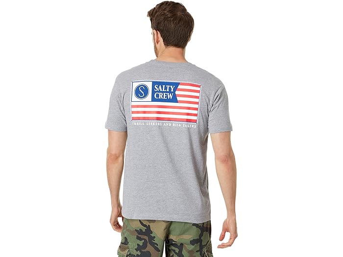 (取寄) ソルティ クルー フリーダム フロッグ ショート スリーブ ティー Salty Crew Freedom Flag Short Sleeve Tee Athletic Heather