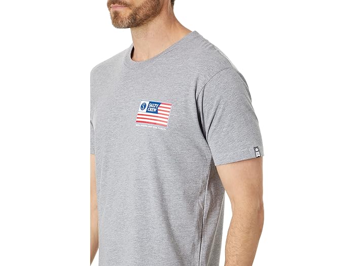 (取寄) ソルティ クルー フリーダム フロッグ ショート スリーブ ティー Salty Crew Freedom Flag Short Sleeve Tee Athletic Heather