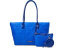 (取寄) アンクライン キルテッド ナイロン トート ウィズ ポーチ Anne Klein Quilted Nylon Tote with Pouch Galactic Cobalt/Galactic Cobalt