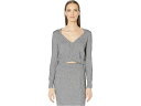 (取寄) クシュニー ロング スリーブド ニット トップ ウィズ カーブ ネックライン アンド キャブ Cushnie Long Sleeved Knit To...