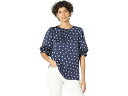 (取寄) ケイトスペード ペーパー ボーツ トップ Kate Spade New York Paper Boats Top Squid Ink(4)