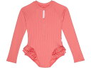 (取寄) シーフォリー キッズ ロングスリーブ ワン ピース スイムスーツ (インファント/トドラー/リトル キッド) Seafolly Kids Longsleeve One Piece Swimsuit (Infant/Toddler/Little Kid) Chintz Pink(4)