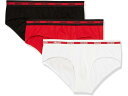 (取寄) ボス ヒューゴ プラネット 3-パック ヒップスター ブリーフ BOSS HUGO Planet 3-Pack Hipster Briefs Red/...