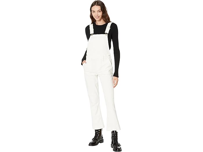 (取寄) ペイジ クロディーヌ オーバーオール イン ブランク キャンバス Paige Claudine Overalls in Blank Canvas Blank Canvas