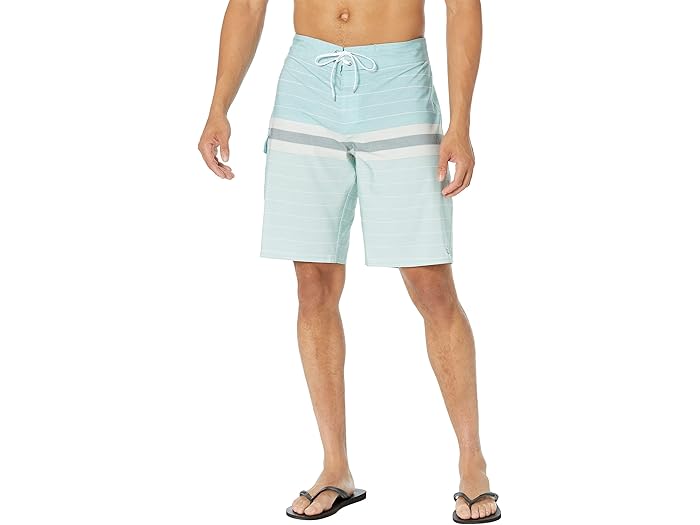 (取寄) ビラボン オール デイ ヘザー ストライプ プロ 20 ボードショーツ Billabong All Day Heather Stripe Pro 20" Boardshorts Light Marine