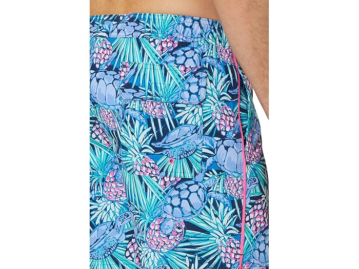 (取寄) ヴィンヤードヴァインズ プリンテッド チャッピー トランクス Vineyard Vines Printed Chappy Trunks Sea Turtle/Blue Blazer