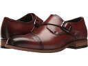 (取寄) ステイシー アダムス デズモンド キャップ-トゥ モンク-ストラップ ローファー Stacy Adams Desmond Cap-Toe Monk-S...