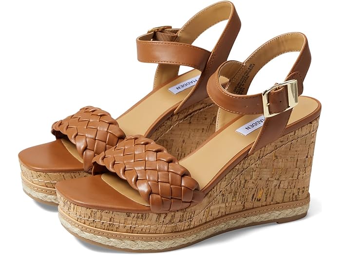 【Steve Madden】 タンレザーウェッジサンダル 楽天市場】steve madden ウエッジの通販
