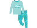 (取寄) キッキー パンツ キッズ ロング スリーブ グラフィック パジャマ セット (トドラー/リトル キッズ/ビッグ キッズ) Kickee Pants Kids Long Sleeve Graphic Pajama Set (Toddler/Little Kids/Big Kids) Confetti Skateboards(4)