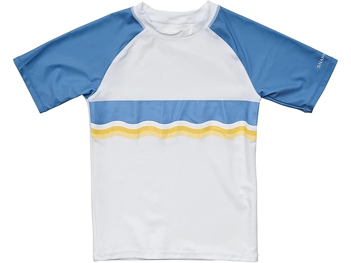 (取寄) スナッパー ロック サンライズ ストライプ ショート スリーブ ラッシュガード トップ (トドラー/リトル キッズ/ビッグ キッズ) Snapper Rock Sunrise Stripe Short Sleeve Rashguard Top (Toddler/Little Kids/Big Kids) Yellow
