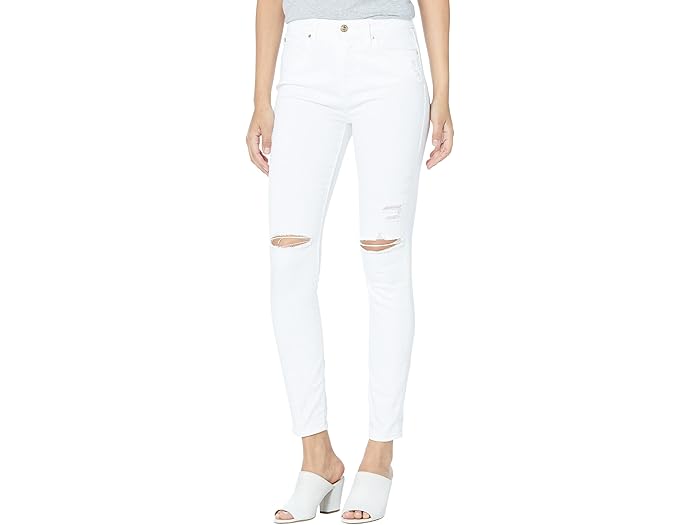 (取寄) トゥルーレリジョン ハレ ハイライズ デストオイ イン オプティック ホワイト True Religion Halle High-Rise Destroy in Optic White Optic White