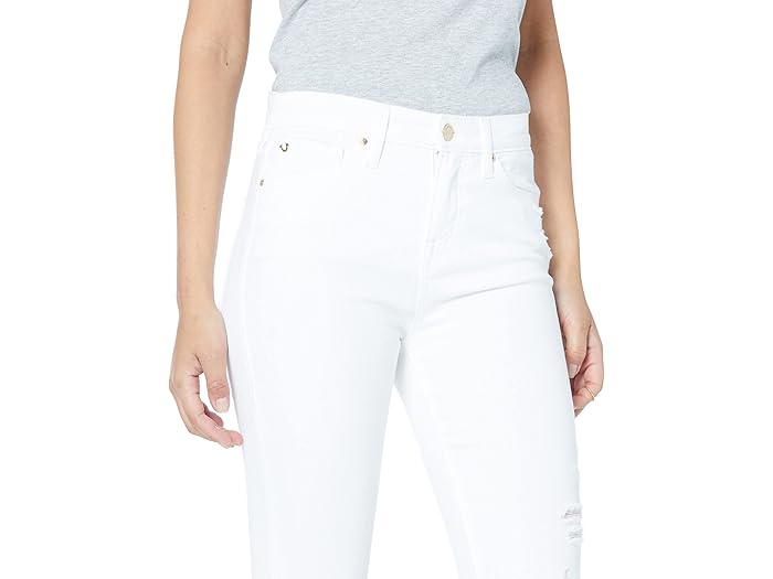 (取寄) トゥルーレリジョン ハレ ハイライズ デストオイ イン オプティック ホワイト True Religion Halle High-Rise Destroy in Optic White Optic White
