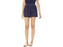 (取寄) モッドオードック ダブル レイヤー ガーゼ リブド ウェスト プル-オン ショーツ Mod-o-doc Double Layer Gauze Ribbed Waist Pull-On Shorts Rare Navy(4)