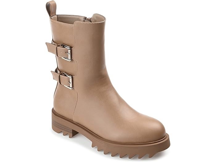 (取寄) ジュルネ コレクション トゥルー コンフォート ヤスミン ブーティ Journee Collection Tru Comfort Foam? Yasmine Bootie Brown