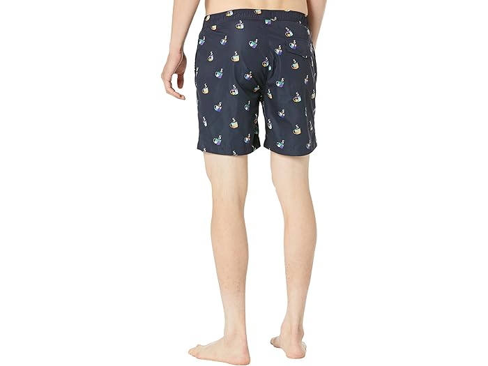 (取寄) スコッチ & ソーダ ミッド レングス プリンテッド スイム ショーツ イン リサイクル ポリエステル Scotch & Soda Mid Length Printed Swim Shorts in Recycled Polyester Combo B