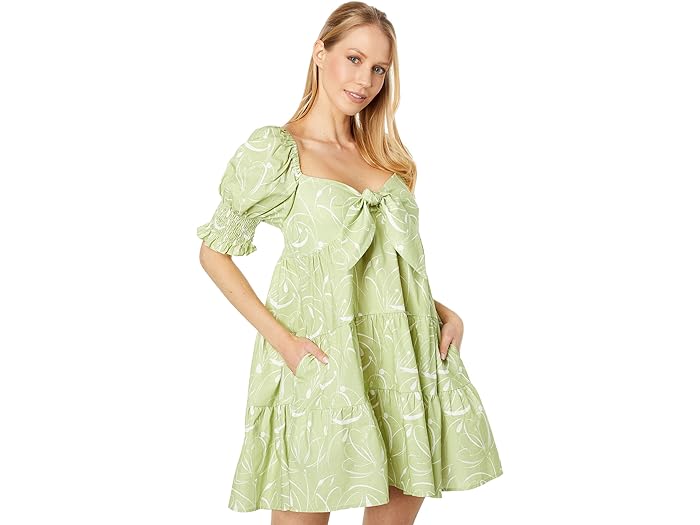 (取寄) エン セゾン イドリッシー ミニ ドレス en saison Idrissy Mini Dress Green
