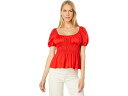 (取寄) ケイトスペード ポプリン リヴィエラ トップ Kate Spade New York Poplin Riviera Top Flame Scarlet
