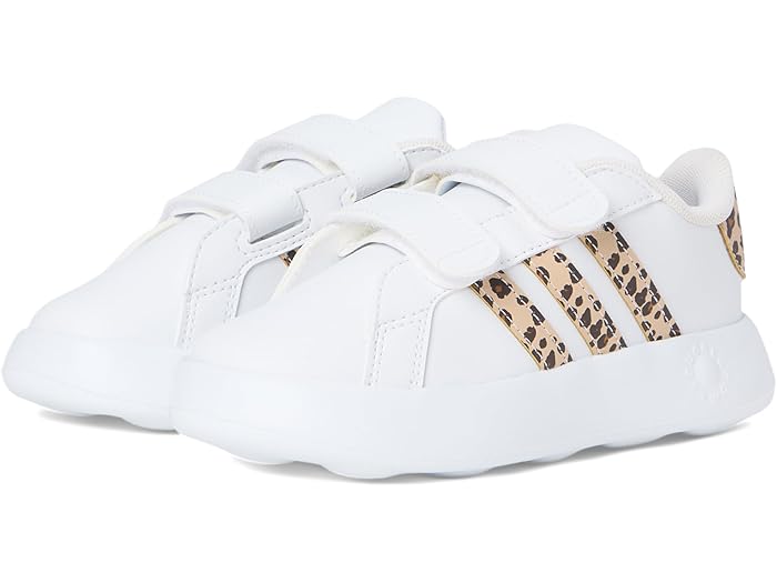 (取寄) キッズ グランド コート 2.0 (トドラー) Grand Court 2.0 (Toddler) White/Magic Beige/Matte Gold